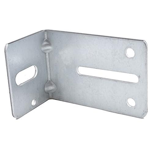 4 Pack Garage Door Track Jamb Bracket, Heavy Duty 12 Gauge Steel Garage Door Parts, Garage Door J10 Track Bracket for Garage Door Reinforcement (115mm) - size: 115mm