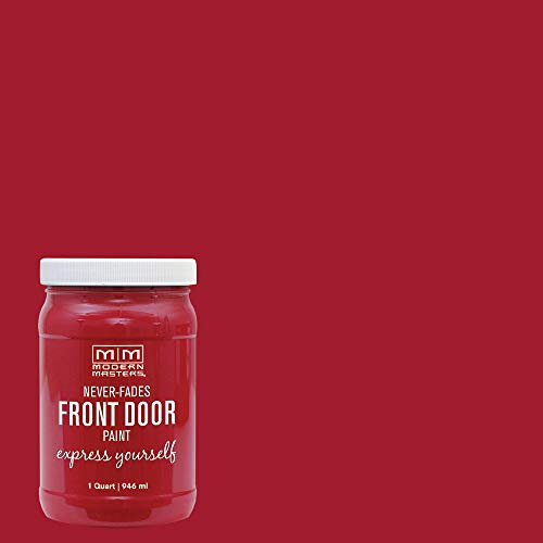 Modern Masters Ambitious Front Door Paint - color: Red