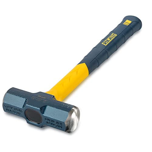 ESTWING Sure Strike Engineer's Hammer - 40 oz Sledge with Fiberglass Handle & No-Slip Cushion Grip - MRF40E - size: 40 oz (Ounces)