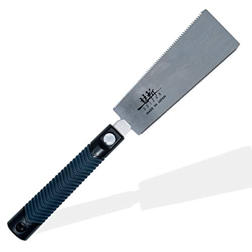 SUIZAN Ryoba Double Edge Saw 7" - Japanese Pullsaw Hand Saws Wood Cutting - size: 7 Inch (180mm), style: 7 Inch (180mm) Hand Saw