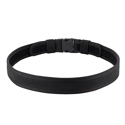 Utility Tool Pouch Belt Security EMS EMT Men Women 1.5" Work Duty Belt for Airsoft Paintball Tactical Gear Holster - size: Large