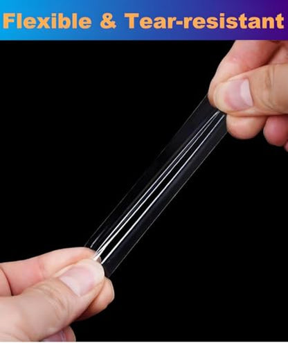 Ultra-Thin Clear Double Sided Tape Heavy Duty 2-Inch x 50 Feet Two Sides Strong Stick Mounting Adhesive Tape for Arts & Crafts, Fix Carpet, Women Clothes, Woodworking, Anti Cat Scratch, Sewing Project - size: 2 inch x 50 feet