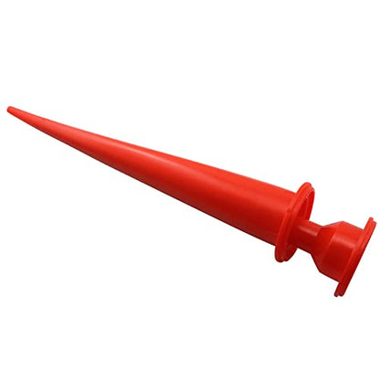 LQ Industrial 2pcs Cones Nozzles Caulking Nozzle 30cm Applicator Caulking Nozzle Tips Replacement Extension, Red