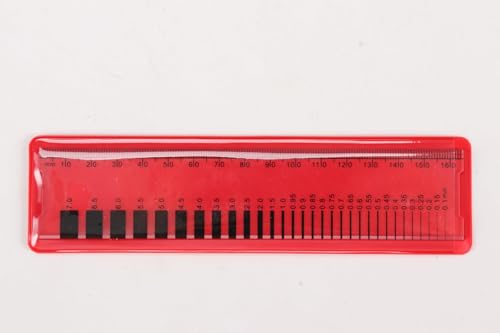 Crack Width Gauge， Concrete Crack Gauge Width Ruler Width Crack Gauge (CW-01 1PC)