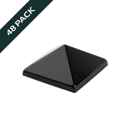 4 in. x 4 in. Black Post Point (48-Pack)