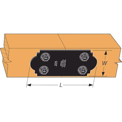 Simpson Strong-Tie APST612-KIT Outdoor Accents APST612 Flat Strap Bundle - with Required Fasteners
