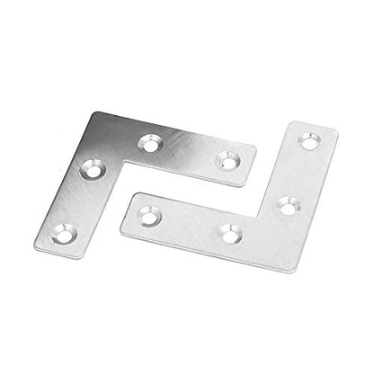 Orgrimmar 36PCS Corner Brace Brackets Plates Metal L Shaped Flat 50x50x1mm