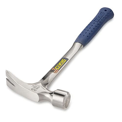 ESTWING Framing Hammer, 22oz Long Handle Straight Rip, Milled Face, E3-22SM - size: 22 oz, style: Milled Face