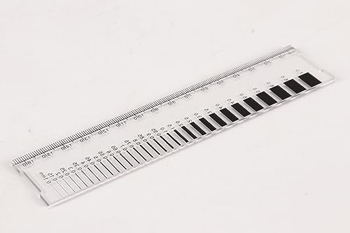 Crack Width Gauge， Concrete Crack Gauge Width Ruler Width Crack Gauge (CW-01 1PC)