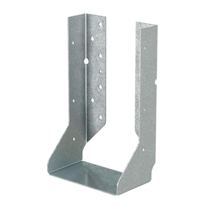 Simpson Strong-Tie HUCQ5.25/9-SDS Heavy Concealed Flange Face-Mount Joist Hanger - for 5-1/4 in. x 9 in. Joist Size, Zinc Galvanized 14-Gauge Steel Construction, Includes Strong-Drive SDS Screws