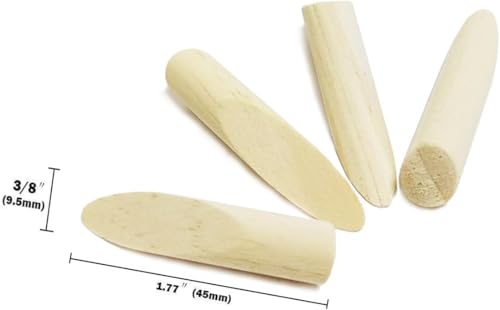 200 Pcs Solid Wood Pocket Hole Plugs, Pine Wood Plugs for Pocket Hole Jig Accessories