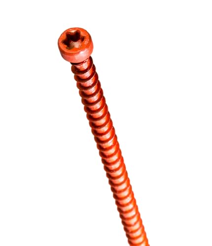 Simpson Strong-Tie SDWC15600-KT Strong-Drive SDWC Truss Screw - 6" Interior Wood Screws, Clear Zinc with Orange Topcoat, (Truss Kit Includes 50 Screws, 1 Bit, 1 Guide)
