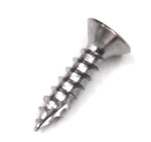 Hinge Outlet Wood Screws, Heavy-Duty Screws for Doors, Cabinets, Furniture & DIY Projects (Polished Chrome, 9 x 3/4 Inch, 24 Pack) - color: POLISHED CHROME