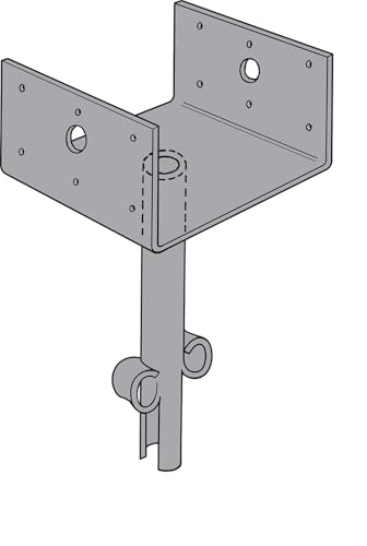 Simpson Strong-Tie EPB66HDG EPB Hot-Dip Galvanized Elevated Post Base for 6x6