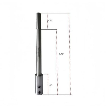 1PCS Forstner Drill Bit Extension Kit, 7" Long Extension Rod, - size: 7"