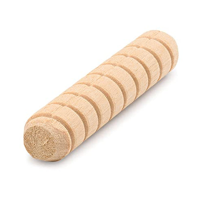 Wooden Dowel Pin 1/2" x 4", Pack of 100 Spiral Dowel Joints for Woodworking, Furniture and Crafts, by Woodpeckers - size: 1/2 inch x 4 inch