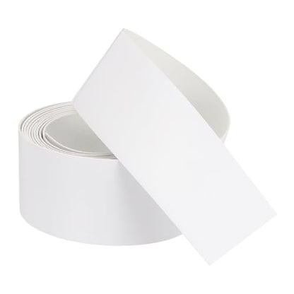 MECCANIXITY White Edge Banding 10 ft x 2-5/32 Inch Veneer Tape Pre-glued Flexible Plywood Edge Banding with Hot Melt Adhesive for Furniture Restoration - size: 10 ft x 2-5/32 Inch