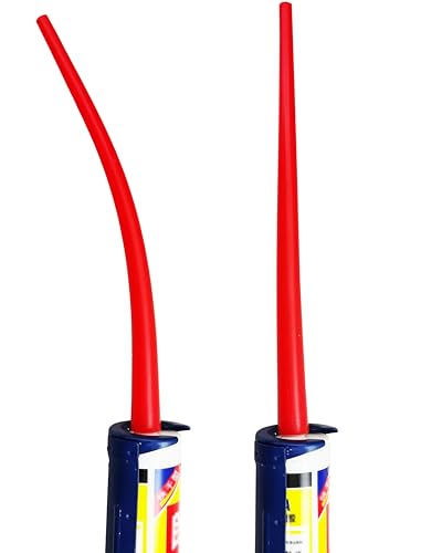 2 Pcs caulking Extension Nozzle Two Glass Glue nozzles