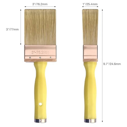 Stain Brush with 3 Paint Rollers