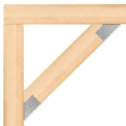 GBGS 10 Pack 45-Degree Post and Beam Knee Bracket for 2x4 Lumber,14 Gauge