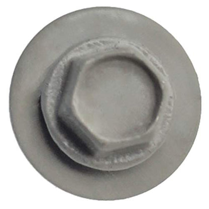10 x 1 Clay Metal Roofing Screws - Hex Washer Head- Self-Starting/Tapping - EPDM Washer. 1 Bag - 250 Screws - color: CLAY, size: 1"