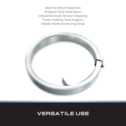 Tie Down Engineering Galvanized Strap 1 - 1/4 X 35ft. - size: 35 Feet, style: G60