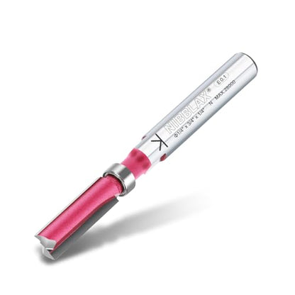 2-Flute Top Bearing Flush Trim Bit 1/4" Shank 1/4" Dia 3/4" Cut Length - size: 1/4"Dia x 3/4", style: Top Bearing