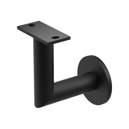 Inline Design Handrail Bracket, Stainless Steel 316, Luminous Quasar, Matte Black Powder Coat - color: Matte Black Powder Coat