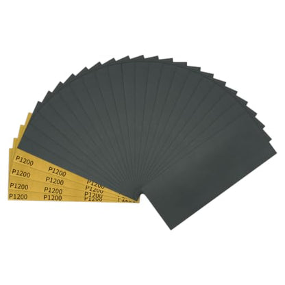 Sandpaper 1200 Grit 25 Sheets, Wet Dry Sand Paper 9 x 3.6 Inch - style: 1200 Grits