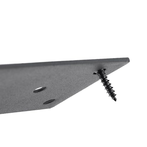 dophee 4PCS Black Stainless Steel Flat Mending Plates, 1.97" x3.94 - size: 100mm/3.94"
