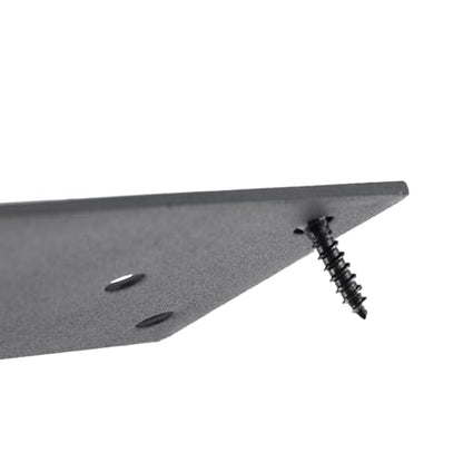 dophee 4PCS Black Stainless Steel Flat Mending Plates, 1.97" x3.94 - size: 100mm/3.94"