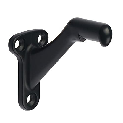 Triumph Hardware,3 Pack,3" Heavy Duty handrail Bracket Matte Black,Stair Railing Bracket DIY Easy Installation Hardware - color: Matte Black