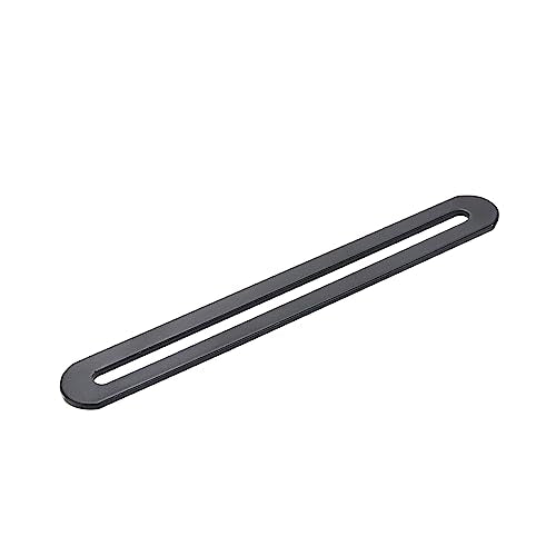 Xiaoyztan 6.1in Stainless Flat Brace Adjustable Support 6Pcs - color: Black, size: Large