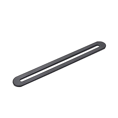 Xiaoyztan 6.1in Stainless Flat Brace Adjustable Support 6Pcs - color: Black, size: Large