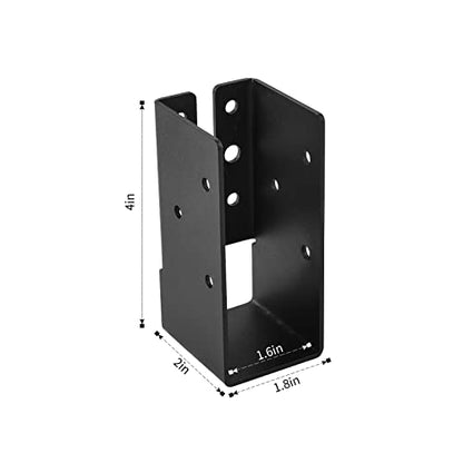16 Pcs of 2"x4" Concealed Joist Hangers for Outdoor - size: 2“x 4"