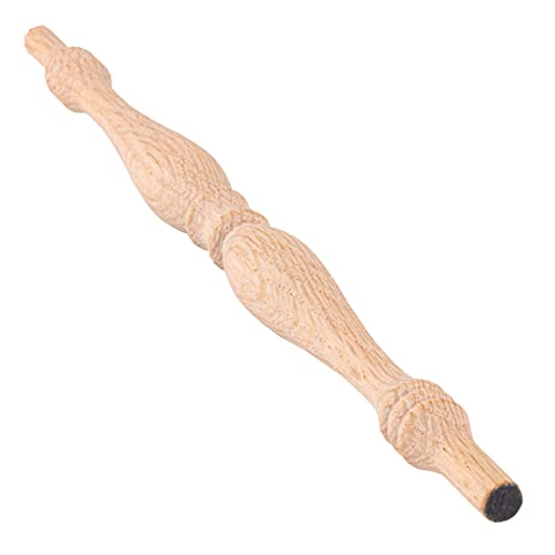 Unfinished Oak Spindle for Chair | Unstained Wood Spindle, Unpainted Wooden Spindles for Crafts, Wooden Chair Part for Furniture Repair | CP4-O