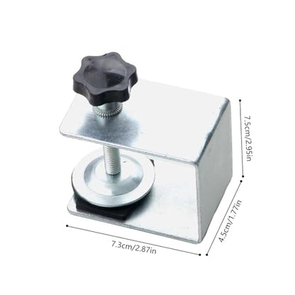 4 Pcs Universal C Clamp Cabinet Installation Clamps, Furniture Cabinetry Face Frame Clamps Flexible Drill Hole Guide Design for Easy and Fast Installing Frame of Cabinets (4 Pcs ‎Silver) - style: 4 Pcs ‎Silver