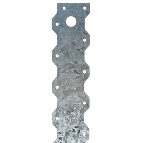 Simpson Strong-Tie ST2215 ST 16-5/16 in. 20-Gauge Galvanized Strap Tie (Pack of 50) - size: 50 Pack