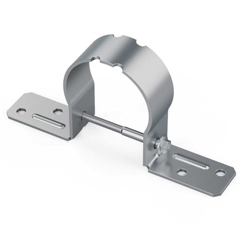 Fence Post Bracket, 1-1/2 Inch, Metal Construction, Adjustable Mounting Hardware (12) (12) - size: 1-1/2" Fence post Bracket