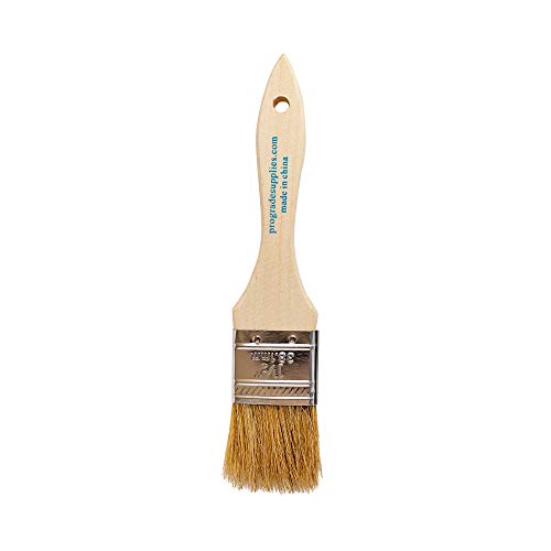 Pro Grade 1.5" Chip Brushes, Disposable Paint Brushes, for Stain, 12 Pack