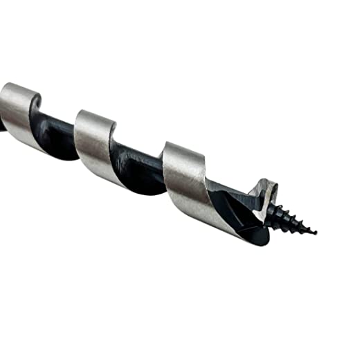 3/4 x 12 Inch Auger Drill Bit for Wood, Soft and Hard Wood Plastic with 3/8 Inch Hex Shank - style: 3/4" X 12"