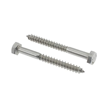 5/16"*3-1/2"304 Stainless Steel Hex Head Lag Screws,SAFYY Heavy Duty Lag Bolt Screws for Wood Hexagon Head Screws 25 Pack - size: M8*90 25 PCS