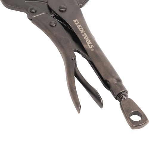 Klein Tools 38662 C-Clamp Locking Pliers Set, 6-Inch and 11-Inch Adjustable Swivel Jaw Pliers, for Home, Shop, Woodworking, 2-Piece - style: Standard Jaw Kit