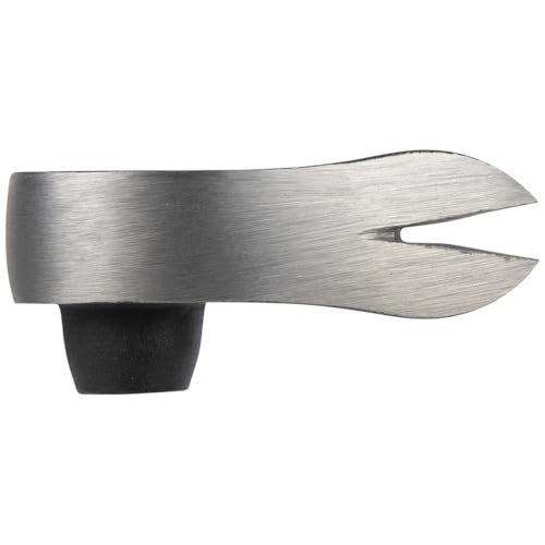 Klein Tools 66091 Nail Puller with Integrated Dimpler, Heavy-Duty Carbon Steel Cats Paw Pry Bar, 8-Inch - size: 8-Inch