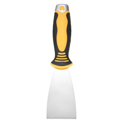 uxcell Putty Knife 2" High Carbon Steel Paint Scraper Flexible Drywall Repair Mud Knife for Removing Cement Wallpaper Mud Adhesive Taping with Metal Hammer End - size: 2"