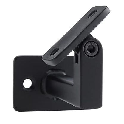 RealPlus Swivel Handrail Brackets Heavy Duty Adjustable Square Hand Rail Brackets for Staircase Stair, Pack of 4 - size: Pack of 4
