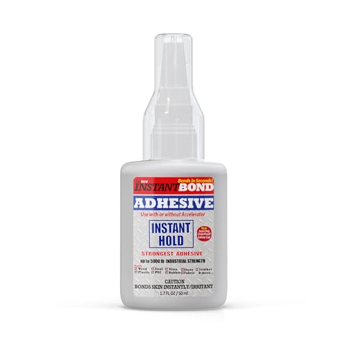 Instant Bond Super Fast Strongest Glue & Accelerator Small Kit 50ml/170g