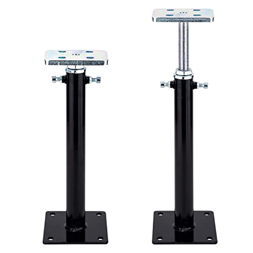 2 Pack Floor Jacks, Basement Use, Telescoping Jacks with 12"-16" Adjustment Range