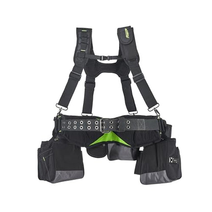 AWP Tool Belt Tool Rig, Durable Premium Utility Belt Organizer for Men & Women, Utility Work, Electrician, Mechanic - style: TrapJaw Pro Tool Rig