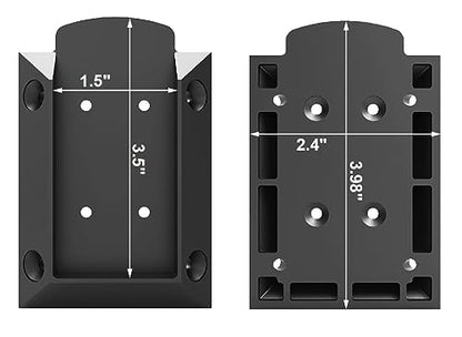 20pcs Deck Railing Connectors for 2x4 Wood Post KF4013